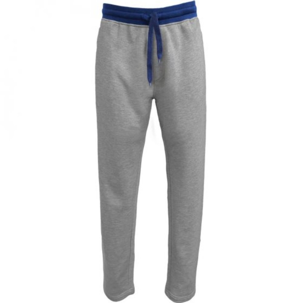Pennant Contrast Sweat Pants- Unisex-  Pocket in back